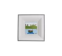 Villeroy & Boch Design Naif Gifts Cazoleta cuadrada, Porcelana Premium, Blanco/Colorido