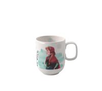 Villeroy & Boch - Disney Frozen taza infantil grande con asa, apta para lavavajillas y microondas, taza infantil de Anna de Disney, taza, Porcelana Premium
