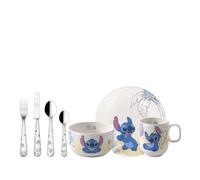 VILLEROY & BOCH Juego de vajilla infantil de 7 piezas DISNEY STITCH multicolor