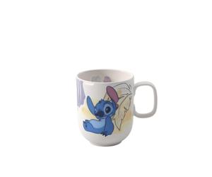 Villeroy & Boch - Disney Stitch taza infantil grande con asa, apta para lavavajillas y microondas, taza para niños, Porcelana Premium