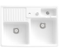 Villeroy & Boch Double-Bowl fregadero de cerámica 89.5x63 cm blanco 632392R1