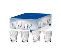 Villeroy & Boch Dressed Up Vaso Juego De 4 Claro, Apto Para Lavavajillas, Vasos De Agua De Cristal, Set Vasos, Copas De Agua, Vidrio De Cristal