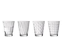 Villeroy & Boch Dressed Up Vaso Juego De 4 Claro, Apto Para Lavavajillas, Vasos De Agua De Cristal, Set Vasos, Copas De Agua, Vidrio De Cristal