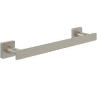 Villeroy & Boch Elements Striking Toallero de baño para Montaje en Pared, Barra de latón, toallero Rectangular, Longitud 345 mm, níquel Cepillado Mate