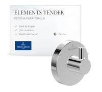 Villeroy & Boch Elements Tender gancho toallero, redondo - Cromo