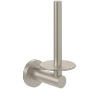 Villeroy & Boch Elements Tender - Portarrollos de Papel higiénico de Repuesto para Montaje en Pared, de Zinc, Redondo, níquel Cepillado Mate