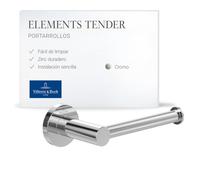Villeroy & Boch Elements Tender portarrollos de papel higiénico cromo TVA15101400061