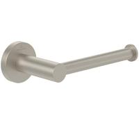 Villeroy & Boch Elements Tender, soporte para papel higiénico sin tapa, para montaje en pared, de zinc, soporte redondo para rollo de papel higiénico - Níquel Cepillado Mate