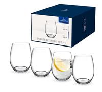 Villeroy & Boch - Entrée vaso de agua, set de 4 unidades, 480 ml, vidrio de cristal, transparente