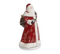 Villeroy & Boch - Figura giratoria de Papá Noel Christmas Toys Memory | Figura de Papá Noel con función de Giro, Hard Porcelain, Metal