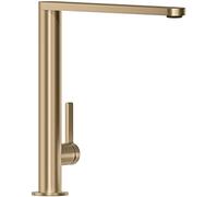 Villeroy & Boch Finera grifo de cocina, altura de salida 251 mm - Oro | Grifo de cocina de alta presión, mezclador de fregadero con cartucho cerámico y giro de 360°, fácil instalación, 92700003