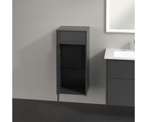 Villeroy & Boch Finero armario 40x35x87 cm suspendido, lateral gris C53100FP