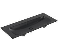Villeroy & Boch Finion lavabo 120x50 cm rectangular para mueble negro mate 4164C3R7