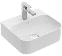 Villeroy & Boch Finion lavabo 43x39 cm rectangular clásico-para mueble-sobre encimera blanco brillante 43644LR1
