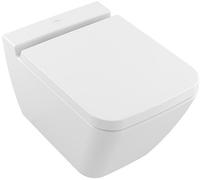 Villeroy und Boch washdown WC Finion 4664R0 375x560mm, con sistema de ahorro de agua, sin borde de descarga, Color: CerÃ¡mica Blanca - 4664R0R1
