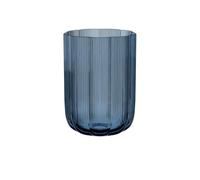 Villeroy & Boch - Fleur Azul, jarrón Decorativo Azul de 22,5 cm, inspiración Floral, jarrón de Mesa Grande Apto para lavavajillas, Hecho a Mano, Vidrio soplado, artículos de decoración para el hogar