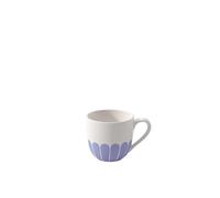 Villeroy & Boch - Fleur bleu taza para espresso azul, apta para lavavajillas y microondas, taza pequeña con decoración de flores, porcelana Premium
