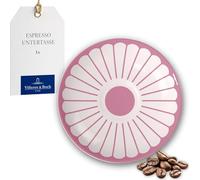 Villeroy & Boch - Fleur cassis plato para taza de espresso rosa, apto para lavavajillas/microondas, platillo de porcelana para tazas y para servir, porcelana Premium con decoración floral