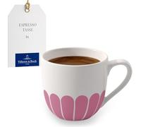 Villeroy & Boch - Fleur cassis taza para espresso rosa, apta para lavavajillas y microondas, taza pequeña con decoración de flores, porcelana Premium