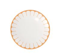 Villeroy & Boch - Fleur soleil plato amarillo de desayuno, apto para lavavajillas y microondas, plato pequeño naranja para postres desayunos, meriendas o tartas, porcelana Premium