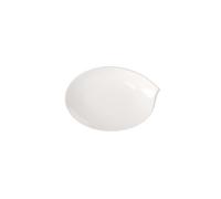 Villeroy & Boch Flow Fuente ovalada, 36 cm, Porcelana Premium, Blanco