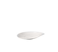 Villeroy & Boch Flow - Plato para taza, 21 x 18 cm, porcelana premium, color blanco