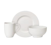 Villeroy & Boch For Me Servicio de desayuno para dos, 6 piezas, porcelana premium, color blanco