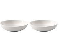 Villeroy & Boch For Me Ensaladera, Porcelana Premium, Blanco, 19 cm (Paquete de 2)