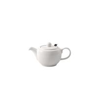 Villeroy & Boch Tetera For Me – Porcelana premium, con tapa y filtro, 0,45 l, blanco