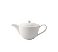 Villeroy & Boch For Me Tetera para 6 personas, 1,3 l, Porcelana Premium, Blanco