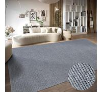 Villeroy & Boch Francois - Alfombra de Lana Natural para salón, Tejida a Mano y respetuosa con el Medio Ambiente, para salón, Dormitorio, Comedor, Pasillo, Cocina, Color Plata, 120 x 170 cm