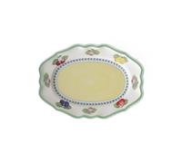 Villeroy & Boch French Garden Fleurence Fuente ovalada, 37 cm, Porcelana Premium, Blanco/Colorido
