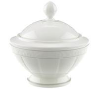 Villeroy & Boch Gray Pearl Azucarero/Mermeladera para 6 Personas de 350 ml, Porcelana, Multicolor, 15x13x20 cm