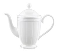 Villeroy & Boch Gray Pearl Cafetera para 6 Personas de 1.35 L, Porcelana, Blanco, 39x28x32 cm