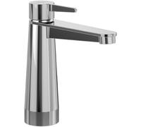 Villeroy & Boch Grifería de lavabo Conum, 165 mm de proyección, sin juego de desagüe, TVW12700300161, Color: cromado