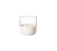 Villeroy & Boch - Manufacture Rock blanc Juego de vasos de chupito, 4 piezas. Juego de vasos para schnaps y licores, 40 ml, Cristal, Aspecto de pizarra blanco mate