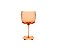 Villeroy & Boch Juego De Copas De Vino Like Apricot, Set 2 Piezas, Vidrio De Color Naranja, Capacidad 270Ml