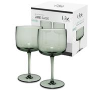 Villeroy & Boch - Juego De Copas De Vino Like Sage, Set 2 Piezas, Vidrio Coloreado Verde, Capacidad 270Ml