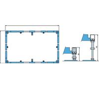 Villeroy & Boch kit de montaje para plato de ducha U91412200