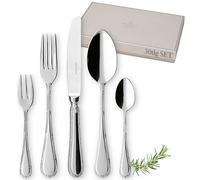 Villeroy & Boch Kreuzband Septfontaines Cubertería para hasta 6 personas, 30 piezas, Acero inoxidable