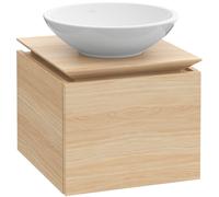 Villeroy & Boch Legato mueble bajo para lavabo, 1 cajón, 600x380x500mm, B56700MS, Color: Blanco Mate