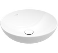 Villeroy & Boch Loop & Friends lavabo 38x38 cm circular sobre encimera blanco brillante 4A450001