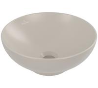 Villeroy & Boch Loop & Friends lavabo 38x38 cm circular sobre encimera mate 4A4500AM