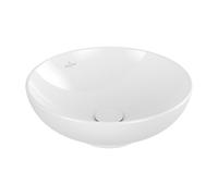 Villeroy & Boch Loop & Friends lavabo 42x42 cm circular sobre encimera blanco brillante 4A460001