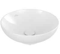 Villeroy & Boch Loop & Friends lavabo 42x42 cm oval sobre encimera blanco brillante 4A4601R1