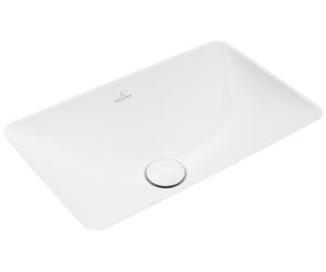Villeroy & Boch Loop & Friends lavabo 45x28 cm rectangular bajo encimera blanco brillante 4A5600R1