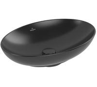 Villeroy & Boch Loop & Friends lavabo 56x38 cm oval sobre encimera negro 4A4701R7