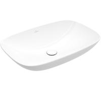 Villeroy & Boch Loop & Friends lavabo 56x38 cm rectangular sobre encimera blanco brillante 4A490001