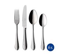 Villeroy & Boch Mademoiselle Set Posateria 24 Piezas 6 Personas Plata