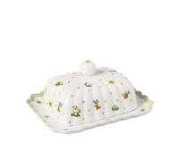 Villeroy & Boch - Easter Delight mantequera, porcelana Premium, motivos nostálgicos de Pascua, detalles dorados, recipiente decorativo para mantequilla y untables